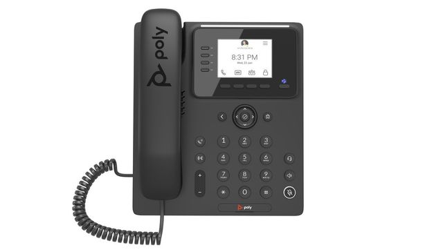 HP Poly CCX 350 Business Media Phone for Microsoft Teams and PoE-enabled telefo…