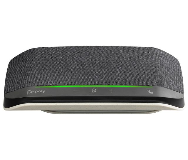 HP Poly Sync 10 USB-A USB-C Speakerphone vivavoce PC Argento