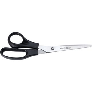 Forbici per mancini Q-Connect nero 21 cm KF15757
