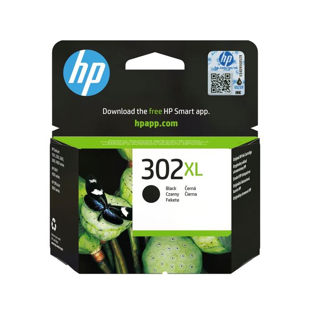 HP Tintenpatrone F6U68AE 302XL 480Seiten schwarz - Originale - Cartuccia di inc…