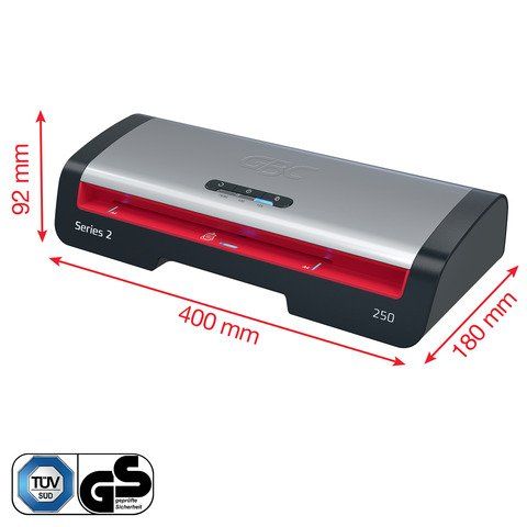 GBC 4410070EU, 24 cm, Plastificatrice a caldo, 500 mm/min, 0,5 mm, A4, 100 µm