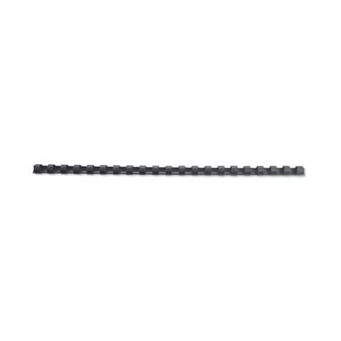 GBC CombBind - 14 mm - 21 anelli - A4 (210 x 297 mm) - 125 fogli - nero - 100 p…