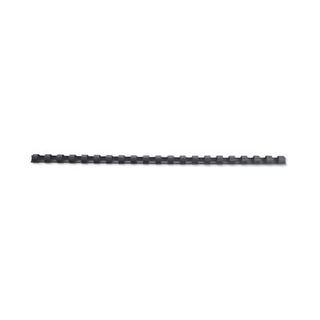GBC CombBind - 6 mm - 21 anelli - A4 (210 x 297 mm) - 25 fogli - nero - 100 pez…