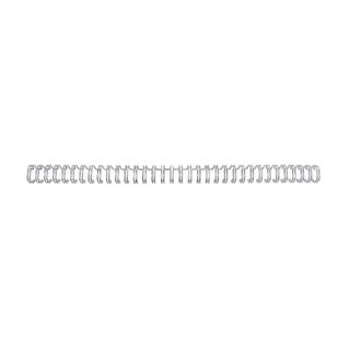 GBC WireBind - 5 mm - 34 anelli - A4 (210 x 297 mm) - 35 fogli - argento - 100 …