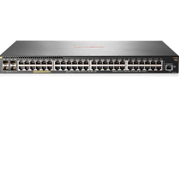 HPE Aruba 2930F 48G PoE+ 4SFP - Switch - L3 - gestito - 48 x 10/100/1000 (PoE+)…