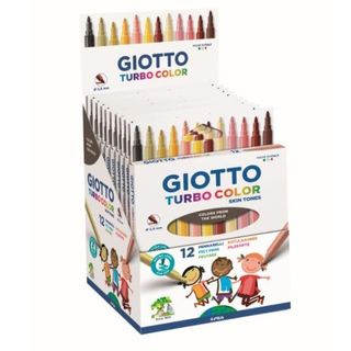 GIOTTO Turbo Color - Penna punta in fibra - colori assortiti nelle tonalità del…