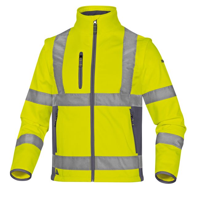 Giacca Softshell Moonlight 2 alta visibilità - poliestere - taglia L - giallo f…