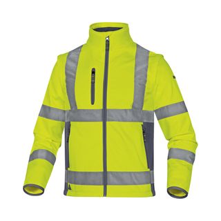 Giacca Softshell Moonlight 2 alta visibilità - poliestere - taglia M - giallo f…
