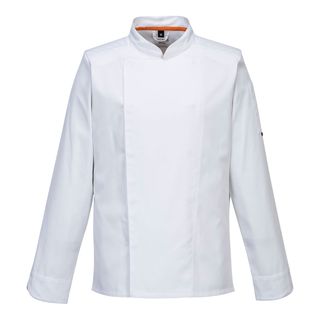 Giacca cuoco MeshAir Pro - maniche lunghe - taglia XL - bianco - Portwest