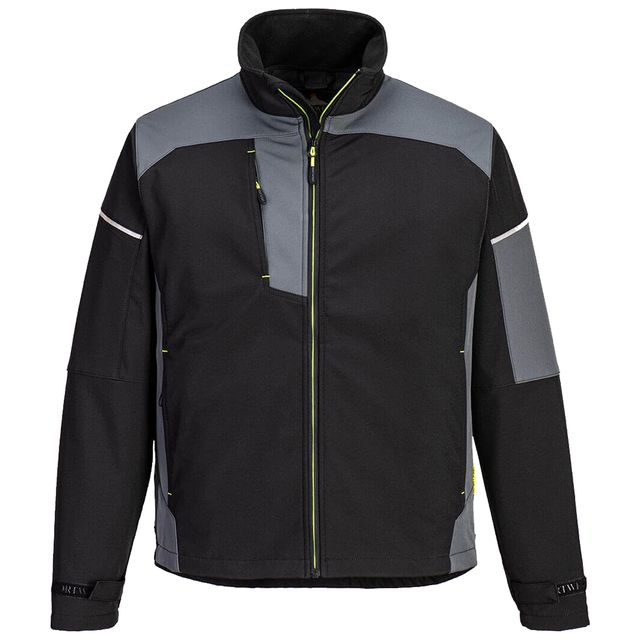 Giacca da lavoro Softshell Texpel™ Splash Eco - M - nero/grigio - Portwest