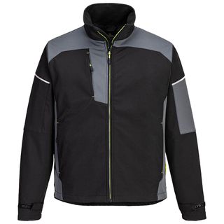 Giacca da lavoro Softshell Texpel™ Splash Eco - XXL - nero/grigio - Portwest
