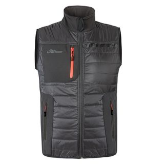 Gilet Wall - taglia L - PL - grigio/arancio - U-Power
