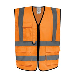 Gilet alta visibilità GILPOCK - poliestere riciclato - taglia L - arancio fluo …