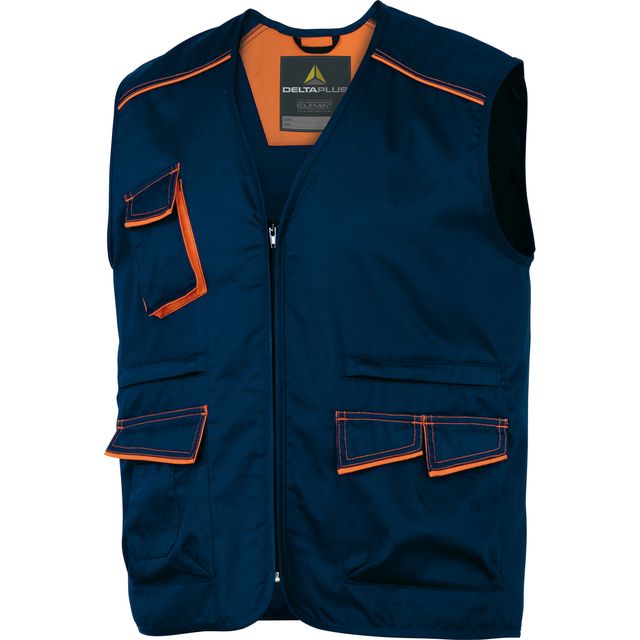 Gilet da lavoro Panostyle M6GIL - sargia/poliestere/cotone - taglia L - blu/ara…
