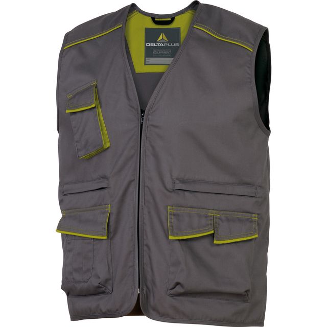 Gilet da lavoro PanostyleR M6GIL - sargia/poliestere/cotone - taglia L - grigio…