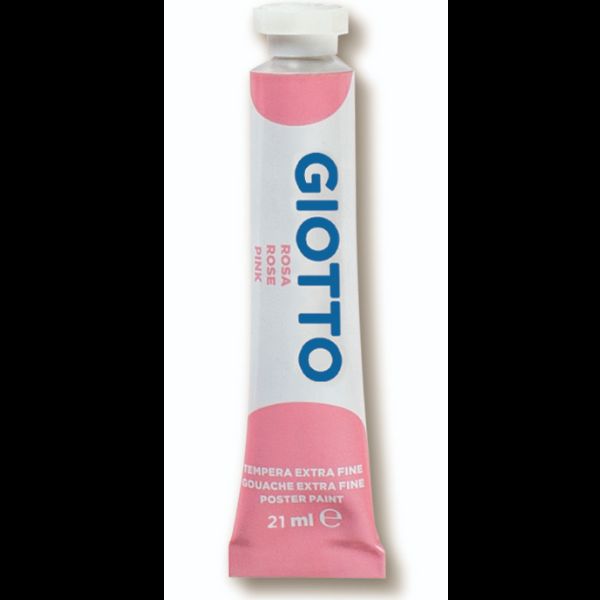 Giotto Tempera Extra in tubetto - confezione 6 pz Rosa