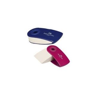Gomma Sleeve Mini - 55x28x15mm - con custodia protettiva rossa e blu - Faber-Ca…