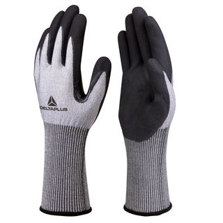 Guanti da lavoro Venicut01 - schiuma di nitrile - taglia 08 - grigio/nero - Del…