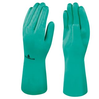 Guanti da lavoro industriale Nitrex VE801 - nitrile floccato cotone - taglia 08…