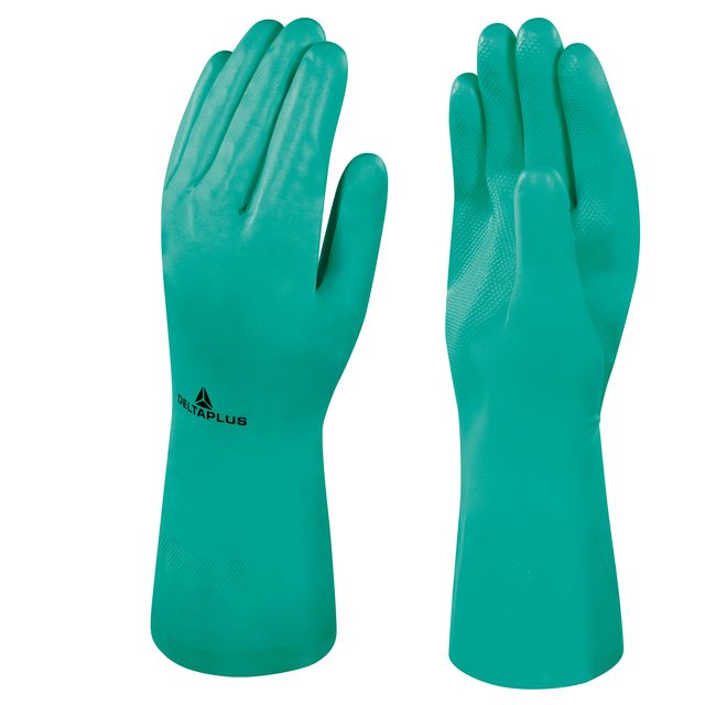 Guanti da lavoro industriale Nitrex VE801 - nitrile floccato cotone - taglia 08…