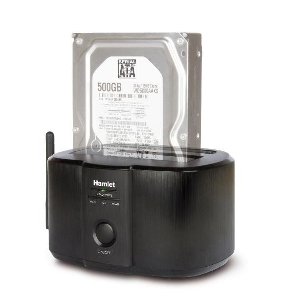 Hamlet HXDDWIFI - Server NAS - SATA 6Gb/s - USB 3.0 / Ethernet 10/100 / 802.11b…