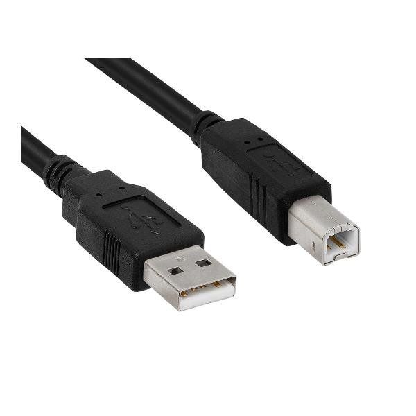 Hamlet XCU2AM-BM18USB-A 2.0 to USB-B 2.0 MMda 1.8 MT Cavo USB 2.0 da Tipo A a T…