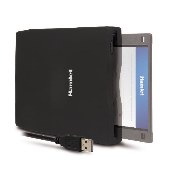 Hamlet XFDUSB - Unità disco - Floppy Disk (1.44 MB) - USB - esterno