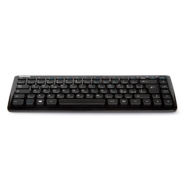Hamlet XKKITA400CU - Tastiera - compact - USB - QWERTY - italiana - nero
