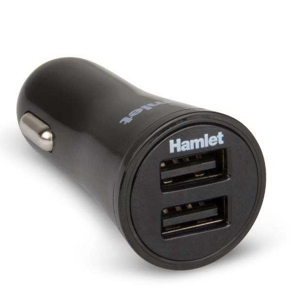 Hamlet XPW12U234 - Adattatore alimentazione per auto - 17 Watt - 3400 mA - Fast…