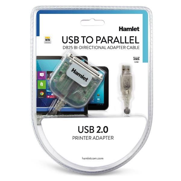Hamlet XUPP25 - Scheda parallela - USB 2.0 - IEEE 1284