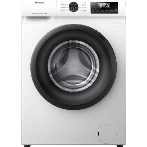 Hisense WF1Q8041BW, Caricamento frontale, 8 kg, B, 74 dB, 1400 Giri/min, A