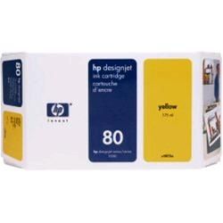 Hp - Cartuccia ink - 80 - Giallo - C4848A - 350ml