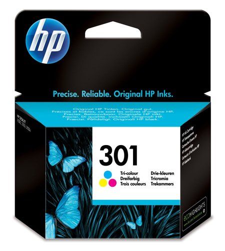 Hp - Cartuccia ink originale - 301 - C/M/Y - CH562EE - 165 pag
