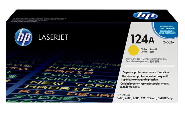 Hp - Toner - 124A - Giallo - Q6002A - 2.000 pag