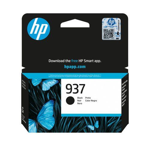 Hp originale - Cartuccia 937 - Nero - 4S6W5NE