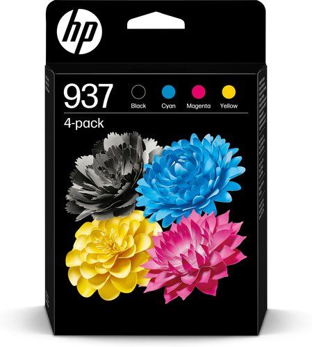 Hp originale - Cartuccia 937 4-pack - BK/C/M/Y - 6C400NE