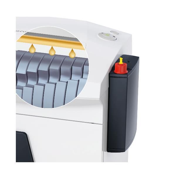 HSM SECURIO B34 1x5mm Oiler, Taglio a particelle, 31 cm, 1 x 5 mm, 100 L, 56 dB, 4800 mm/min