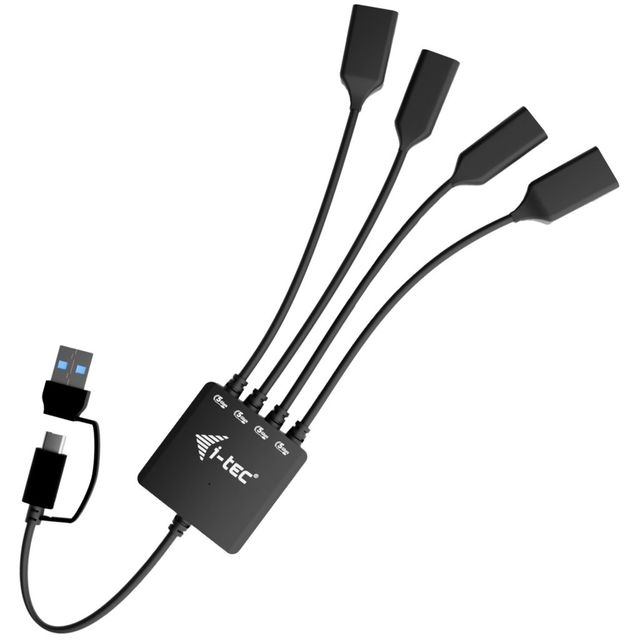 I-TEC CAVO HUB USB-C/USB-A 4 PORTE 2X USB-C, 2X USB-A