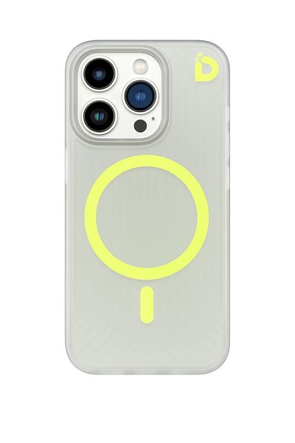 IDUDE COVER TANK MAGSAFE NEON IPHONE 15 PRO MAX GIALLO