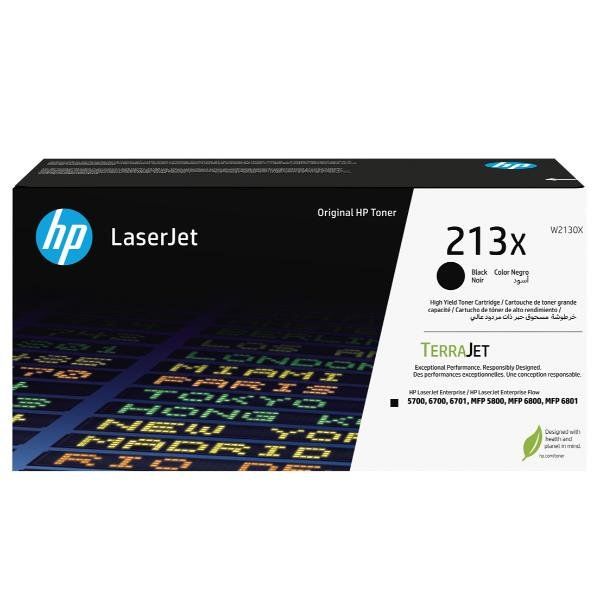 Hp - Toner originale LaserJet HP 213X - Nero - W2130X - 9.000 pag