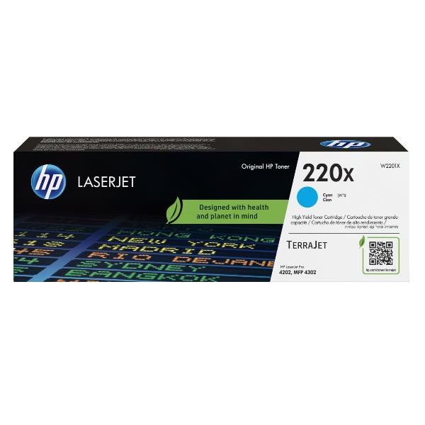 Hp - Toner originale LaserJet HP 220X - Ciano - W2201X - 5.500 pag