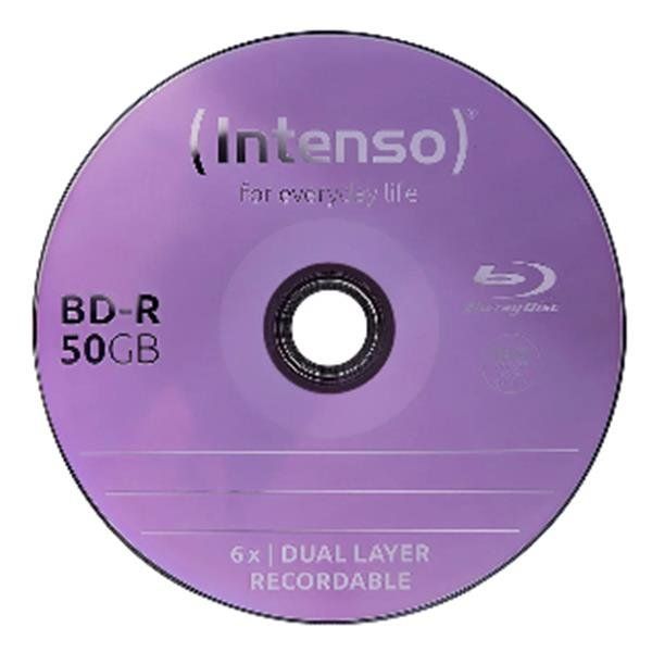 INTENSO BD-R BLU-RAY 50GB STAMPABILE CONF 25 Pz.