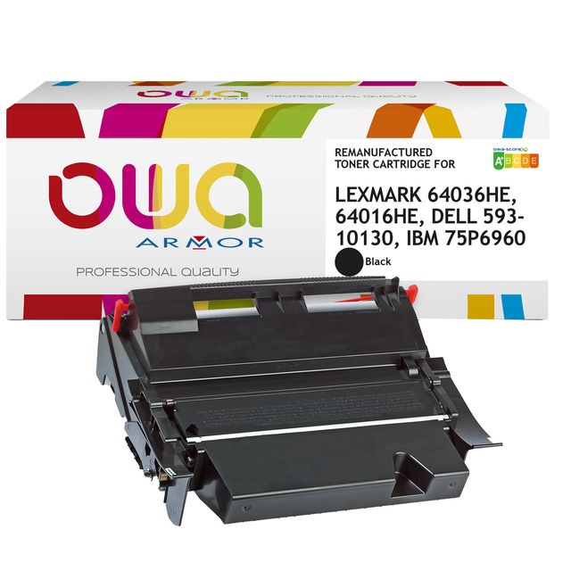 Armor Toner Compatibile per Lexmark 64016HE Nero_21.000 pag