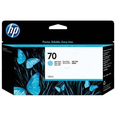 Hp - Cartuccia ink originale - 70 - Ciano chiaro - 9390A - 7.500 pag