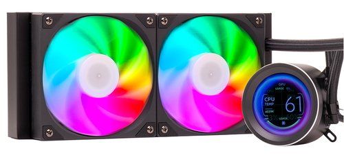 ITEK DISSIPATORE A LIQUIDO ARCTIC SPHERE LCD 240 - 240MM SKT UNIVERSALE PWM FAN…
