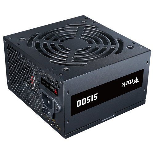 ITEK SI500 ALIMENTATORE 500 W 80 PLUS PFC ATTIVO SILENT FAN 12cm 3 CONNETTORI S…