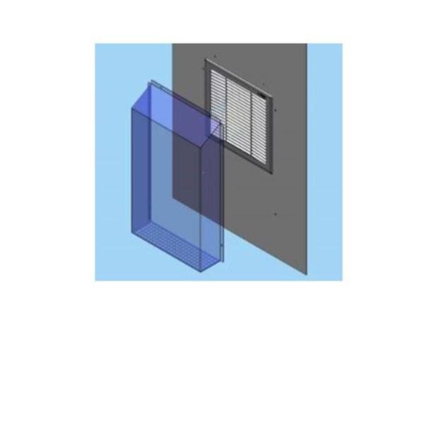 ITRack 309204, Griglia per ventola, Grigio