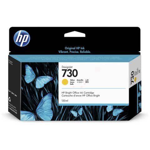 Hp - Cartuccia ink originale - 730 - Giallo - P2V64A - 130ml