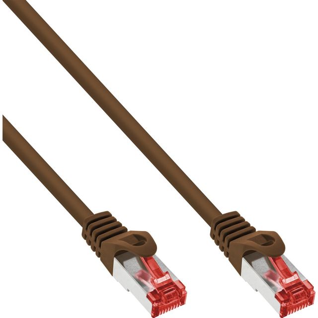 InLine Cavo Patch 3m Cat.6 1000 Mbit RJ45 - Marrone