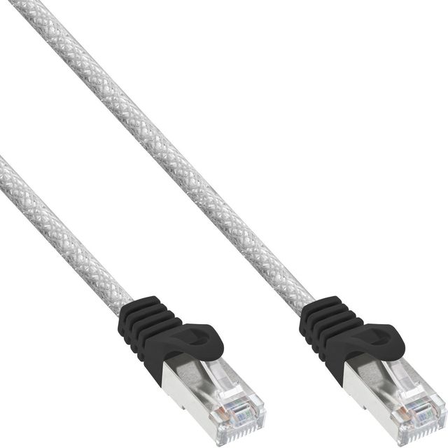 InLine Cavo Patch 50cm 100 Mbit RJ45 - trasparente